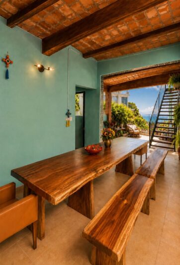 Penthouse shared table
